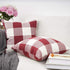 YOUR SMILE Christmas Retro Farmhouse Buffalo Tartan Chequer Plaid Cotton Linen Decorative Throw Pillow Case Cushion Cover Pillowcase for Sofa,Set ...