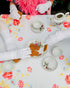 Girls Tea Party Stretch Polyester Long Dress Gloves Set of 4 White Childrens Butterfly Twinkles...