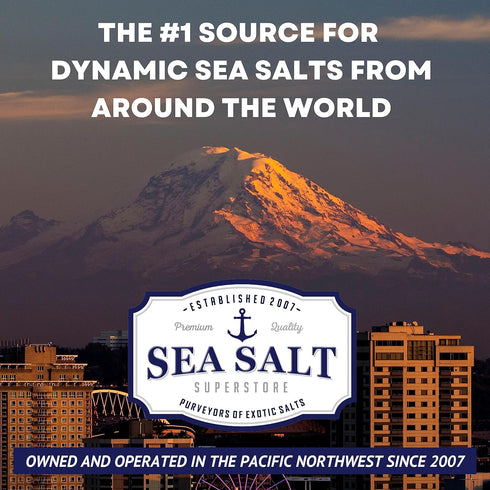 Truffle Salt, Finishing Sea Salt Infused with Black Truffle, Italian Black Truffle Seasoning, 14 oz Bag - Sea Salt Superstore...