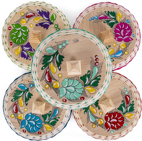 Genuine Mexican Handwoven Tortillero with added Styrofoam Insulation, Fiesta Mexican Tortilla Warmer, Tortilla Holder, Tortilla Keeper,Tortilleros...