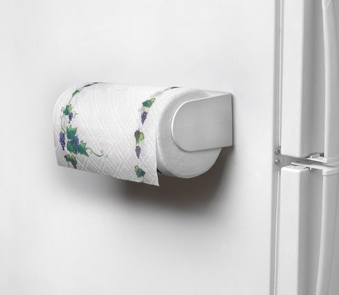 Spectrum Diversified Magnetic Paper Towel Holder, Magnetic Mounted Paper Towel Dispenser for Kitchen & Garage, Holds Both Standard & Jumbo Rolls...