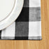 Black & White 2 Side Cotton Buffalo Check Placemats Set of 4 Heat Resistant Dining Table Place Mats for Kitchen Table, 12 x 18 inches...