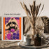 Posterizer 1 pcs-orange and purple collage with vintage woman-Retro Art-Abstract & Modern Art-Gift for Art Lovers- UNFRAMED Wall Art...