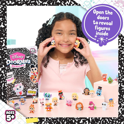 Disney Doorables Academy Campus Crew Series 1, Blind Bag Inspired Figures, Styles May Vary, Officially Licensed Kids Toys for Ages 5 Up by Just Pl...