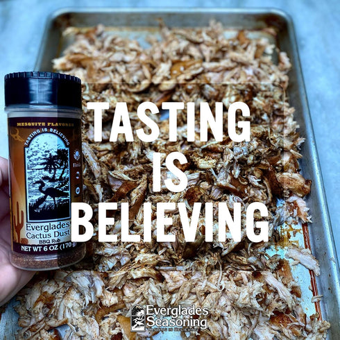Everglades Cactus Dust BBQ Rub Seasoning - Mesquite Flavor for Ribs, Steaks, Chicken, Pork & Seafood - Perfect for Smoking & Grilling - Caramelize...