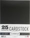 CraftMore Card Stock Paper Value Pack, 8.5 by 11 Inches, Black, 25 Sheets...