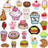 Waydress 24 Pieces Cupcake Embroidered Patches Iron on Patches Cute Colourful Patches for Clothing Sew on Patches for Jackets Backpacks Jeans Hats...