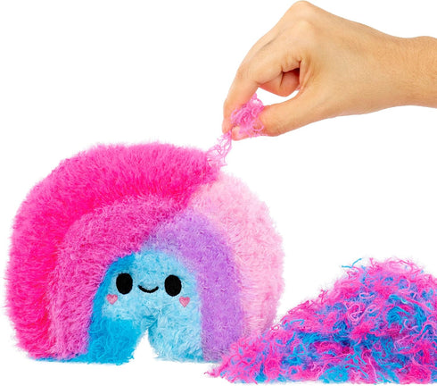 Fluffie Stuffiez Rainbow Small Collectible Feature Plush - Surprise Reveal Unboxing with Huggable ASMR Fidget DIY Fur Pulling, Ultra Soft Fluff...