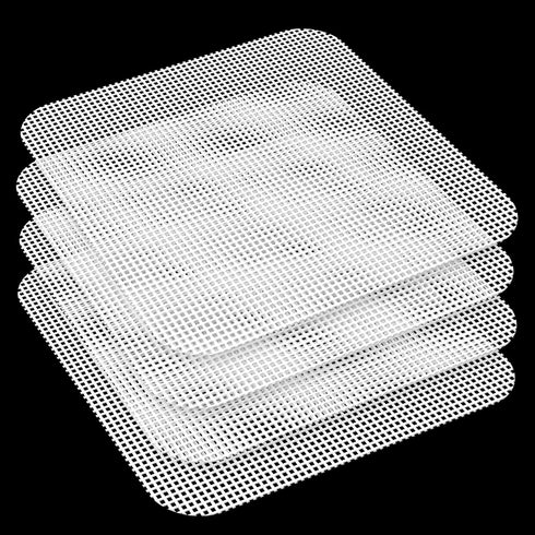 GUCUJI Reusable Silicone Air Fryer Liners 4 PCS, Kitchen Accessories for Dual Basket Air Fryers, Easy Clean (Square 7.5"")...