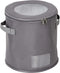 Honey-Can-Do 10-Inch Round Dinnerware Storage Box, Gray SFT-09236 Grey...
