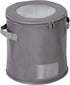 Honey-Can-Do 10-Inch Round Dinnerware Storage Box, Gray SFT-09236 Grey...
