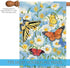 Toland Home Garden 1010004 Butterflies And Daisies Butterfly Flag 28x40 Inch Double Sided Butterfly Garden Flag for Outdoor House Flower Flag Yard...