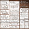 Welcome Home Stencils, 20 Pcs Large Welcome Stencils for Painting on Wood, Sweet Home Plastic Template Stencils for Painting, Home Letters Stencil...