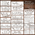 Welcome Home Stencils, 20 Pcs Large Welcome Stencils for Painting on Wood, Sweet Home Plastic Template Stencils for Painting, Home Letters Stencil...