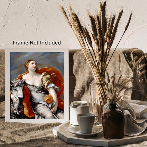 Posterizer 1 pcs-Europa and the Bull c. 1640 Painting poster-Religious Posters-Gifts for Christians -Decor for Church, Sunday School Classroom- un...