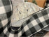 Lumberjack Ribbon,4" Wide x 10 Yards, Black White Buffalo Check Ribbon - Fuzzy Flannel : Lumberjack Party Supplies :...