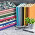 RICCO BELLO Classic College Ruled Notebook | Hardcover Lined Writing Journal for Work, Home, School | 192 Lined Pages, 5.7 x 8.4-Inches (Blossoms)...