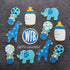 Baby Shower Cookie Cutters 11-Pc. Set Made in USA by Ann Clark, Onesie, Bib, Rattle, Bottle, Foot, Footie PJs, Dress, Duck...