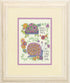 Dimensions Take Your Time Counted Cross Stitch Kit for Beginners, 5" x 7", 14 Cnt. Ivory Aida 4 pcs...