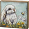 Primitives by Kathy White Bunny Home Décor Sign,10" x 9.50" x 1.75"...