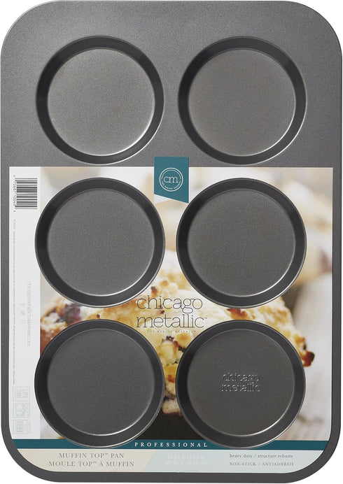 Chicago Metallic Professional Non-Stick Muffin Top Pan, 15.75-Inch-by-11-Inch...