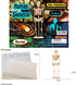 Puzzled 3D Puzzle Human Skeleton Wood Craft Construction Model Kit, Fun & Educational DIY Wooden Toy Assemble Model Unfinished Crafting Hobby Puzz...
