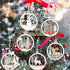 Winter Wonderland Ornaments for Christmas Tree - 6 Pack Christmas Wooden Ornaments for Winter Xmas Holiday Tree Decorations...