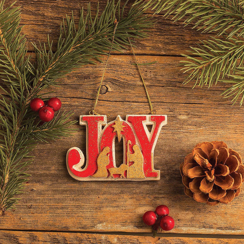 Joy Nativity Ornament for Christmas (1 dz) - Home Decor - Ornaments - Religious - Christmas...