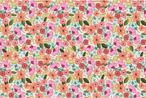 Jillson Roberts 24 Sheet-Count Premium Printed Tissue Paper Available in 8 Different Floral Designs, Gypsy Floral...
