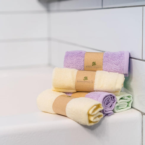 100% Rayon from Bamboo Baby Washcloths Soft Baby Wipes...