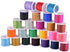 KONMAY Nylon Bracelet Making String, 12 Rolls 0.4mm Mixed Thin Nylon Beading Thread, Braided Chinese Knotting Cord for Jewelry Making Beading and ...