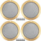 ACROPIX Universal 6.5" Car Speaker Grills Cover Mesh Round 6.5 Inch Audio Speaker Subwoofer Guard Protector Case with Screws Iron Gold Tone Black ...