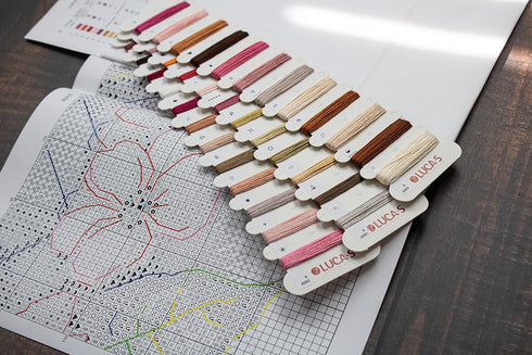 Luca-S Cross Stitch Kit - The Birds- Spring, B2420, Counted Cross Stitch Kit for Adults, Embroydery Kit...