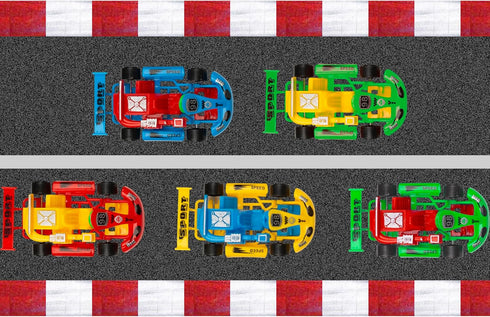 PROLOSO Pull Back Go Kart Friction Powered Racing Cars Kids Birthday Party Favors Goodie Bag Fillers Class Prizes Little Wind Up Vehicle Toys in B...
