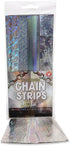 Hygloss Products Super Chain Strips 1" x 8" / 100 Holographic, Silver Count...