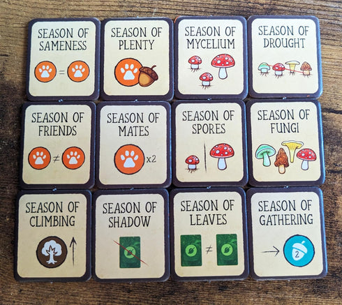 Leaf Board Game Season of The Bear Expansion by Weird City Games, Strategy Board Game...