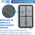 Fette Filter - FLT4010 Replacement Filter Compatible with GermGuardian Filter A for Models AC4010 & AC4020 Series and Black + Decker Model BXAP040...