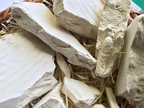 YELLOW edible Clay chunks (lump) natural for eating (food), 4 oz (113 g)...