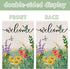 Spring Summer Garden Flags 12x18 Double Sided Welcome Garden Flag Lawn Flags Small Flags For Yard And Garden Outdoor Garden Flag...