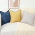 decorUhome Decorative Outdoor Throw Pillow Covers 20x20 Set of 2, Square Linen Rustic Neutral Farmhouse Pillow Covers with Stitched Edge for Couch...