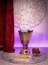 AM Bakhoor Electric Incense Burner - Oud Frankincense Resin Burner 6.5 Inches Tall (Hexagon) (Copper)...