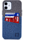 Dockem Wallet Case for iPhone 12 & iPhone 12 Pro: Built-in Metal Plate for Magnetic Mounting & 2 Credit Card Holders: 6.1" Luxe M2, Canvas Style S...