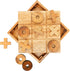 BSIRI Wooden Tic Tac Toe Game - Brain Teaser Puzzles for Adults and Unique Gifts for Kids, Coffee Table Decor Living Room Decor Modern Wood Decor,...