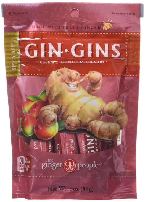 The Ginger People, Chews Apple Spicy, 3 Ounce...