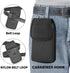Cell Phone Holster for iPhone 15, 15 Pro 14, 14 Pro 13, 13 Pro 12, 12 Pro, 11, XR, XS 10 Case with Belt Clip Phone Belt Holder for Men Carrying Po...