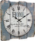 Stonebriar SB-6158A Worn Blue 15" Square White Wall Clock...