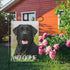 TropicalLife Welcome Black Labrador Dog on the Grass Polyester Garden Flag Banner 12 x 18 Inch Double Side Print Home Outdoor Patio Yard Garden De...