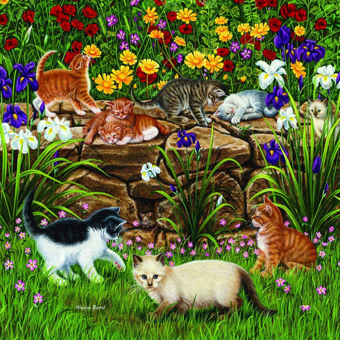 SUNSOUT INC - Wall Flowers - 500 pc Jigsaw Puzzle by Artist: Higgins Bond - Finished Size 19" x 19" - MPN# 45851...