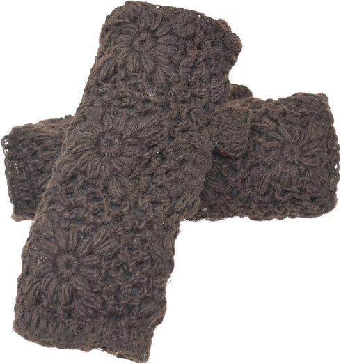 Nickanny's Thermal Insulated Lined Knit Arm Hand Warmer Texting Fingerless Gloves Mittens...