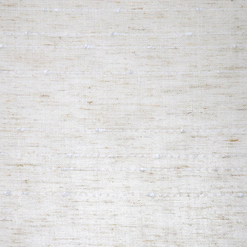 Clean Window Textured Slub Stripe 2-Pack Anti-Dust Allergy/Pet Friendly Sheer Cafe Curtain Pair, Linen, 52" W x 24" L (2 Panels)...